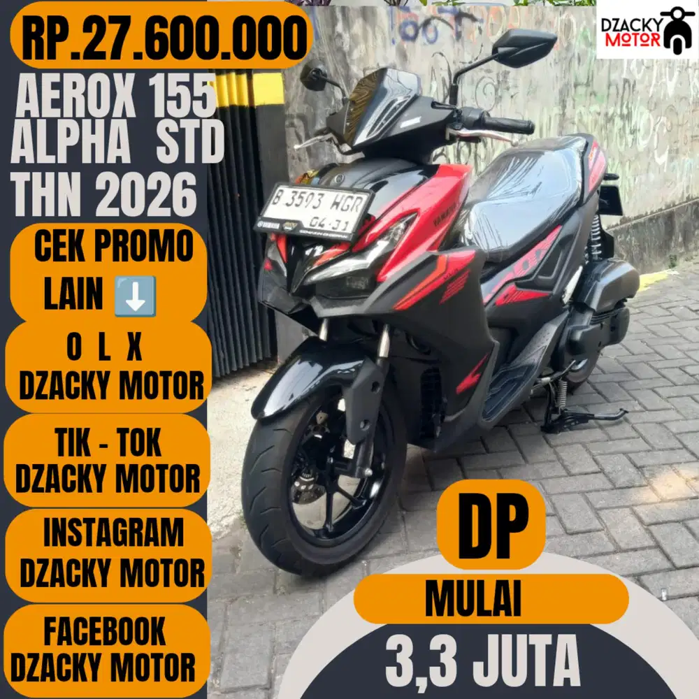 AEROX ALPHA 2026 SECOND LIKE NEW