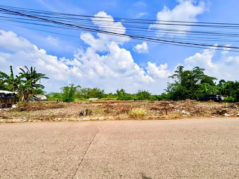 Tanah 100Jt-an Cisauk Nempel BSD, Lokasi Strategis Akses Jalan Lega
