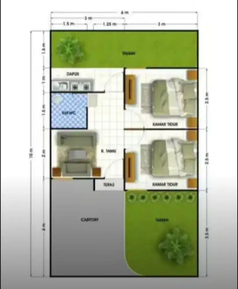 Dikontrakkan rumah siap huni Yogyakarta