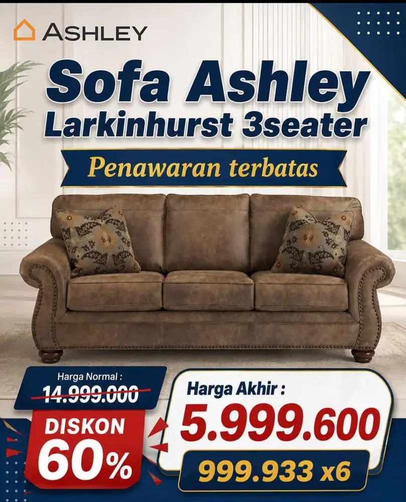 Sofa Ashley 3 Seater