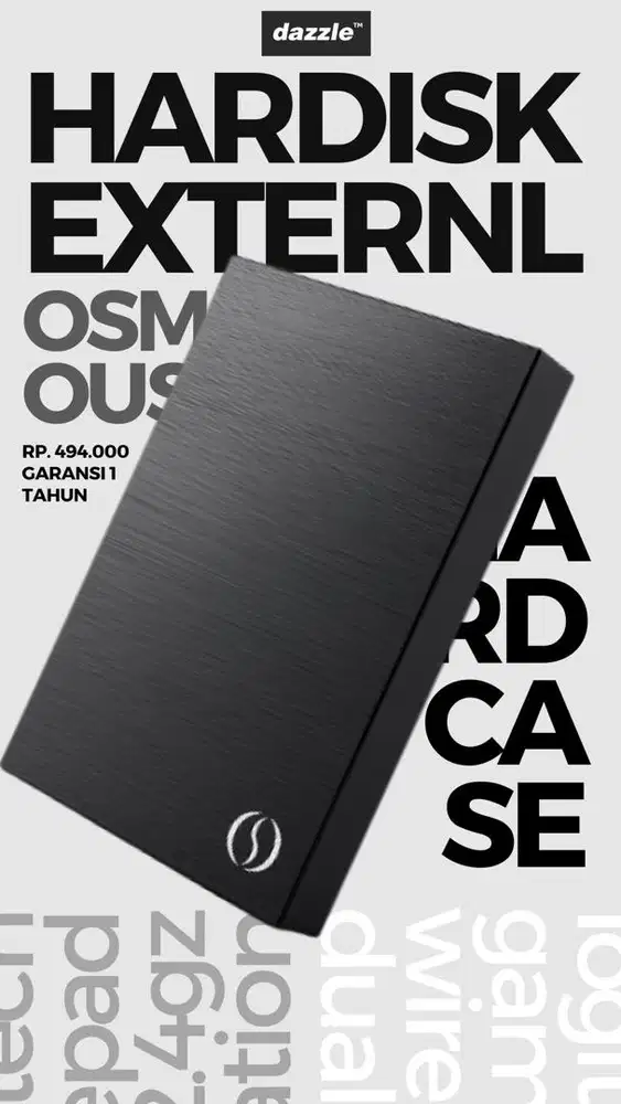 HARDISK EXTERNAL OSMOUS 320GB