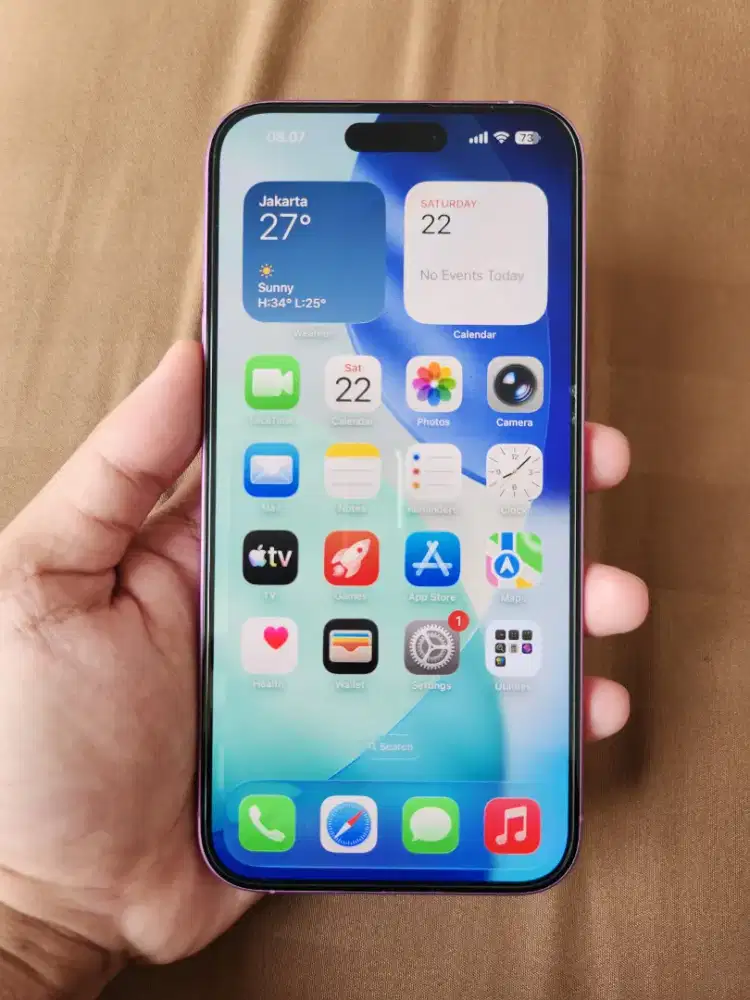 Iphone 16 Plus 256GB ex resmi iBox hp only mulus bh92% full orisinil