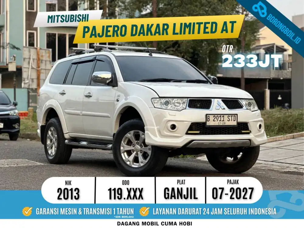 Mitsubishi Pajero Dakar Limited AT 2013 Putih