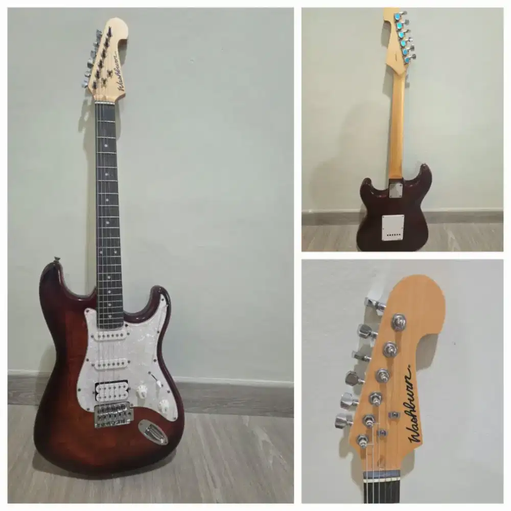 Preloved Gitar Listrik - Washburn Sonamaster Deluxe