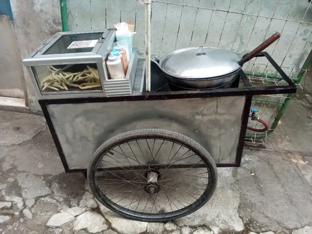 Gerobak Roda Tahu Bulat Fullset