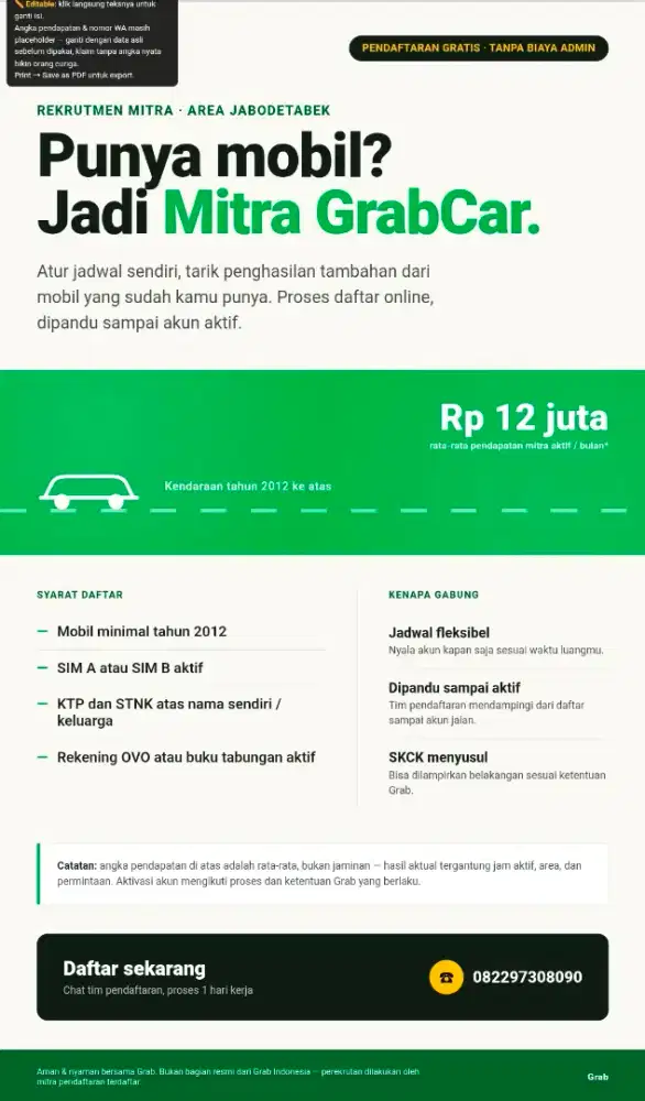 Driver harian pribadi