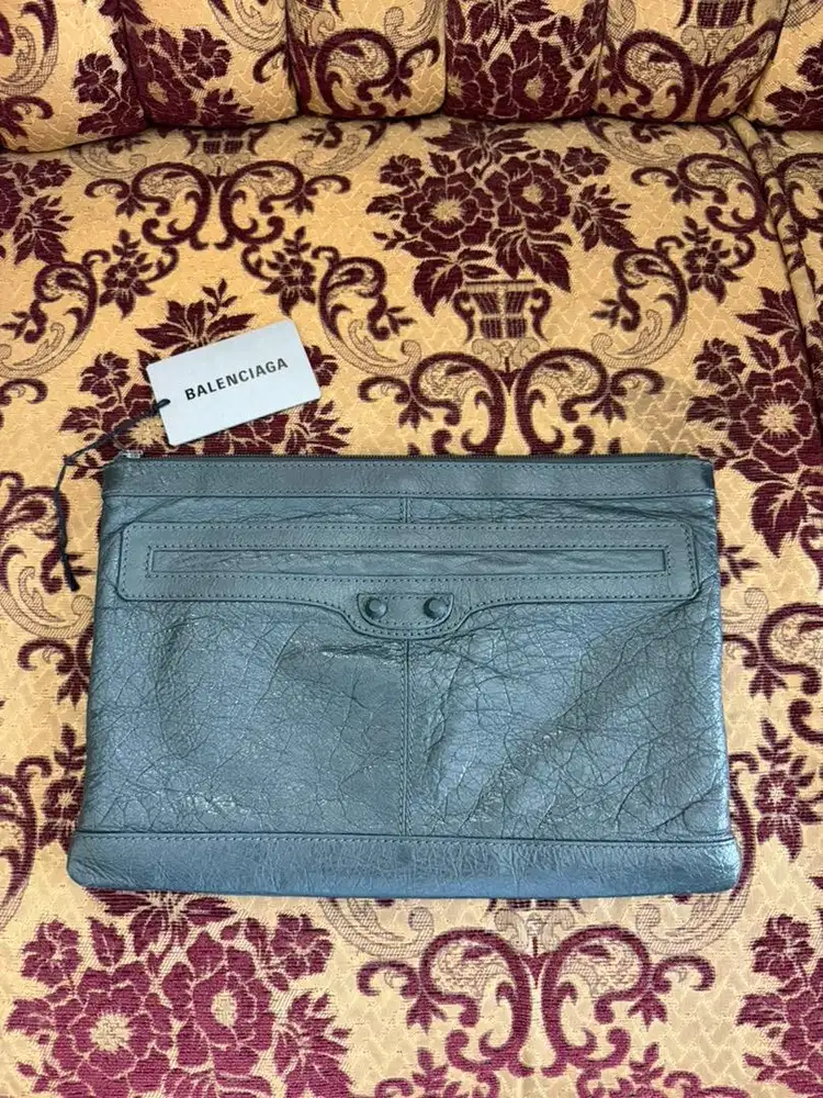 Balenciaga Clutch Pouch Bag Clip Medium Original Men Tas
