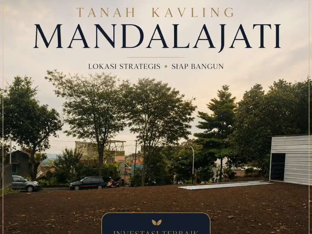 TANAH KAVLING MANDALAJATI SIAP BANGUN & SHM