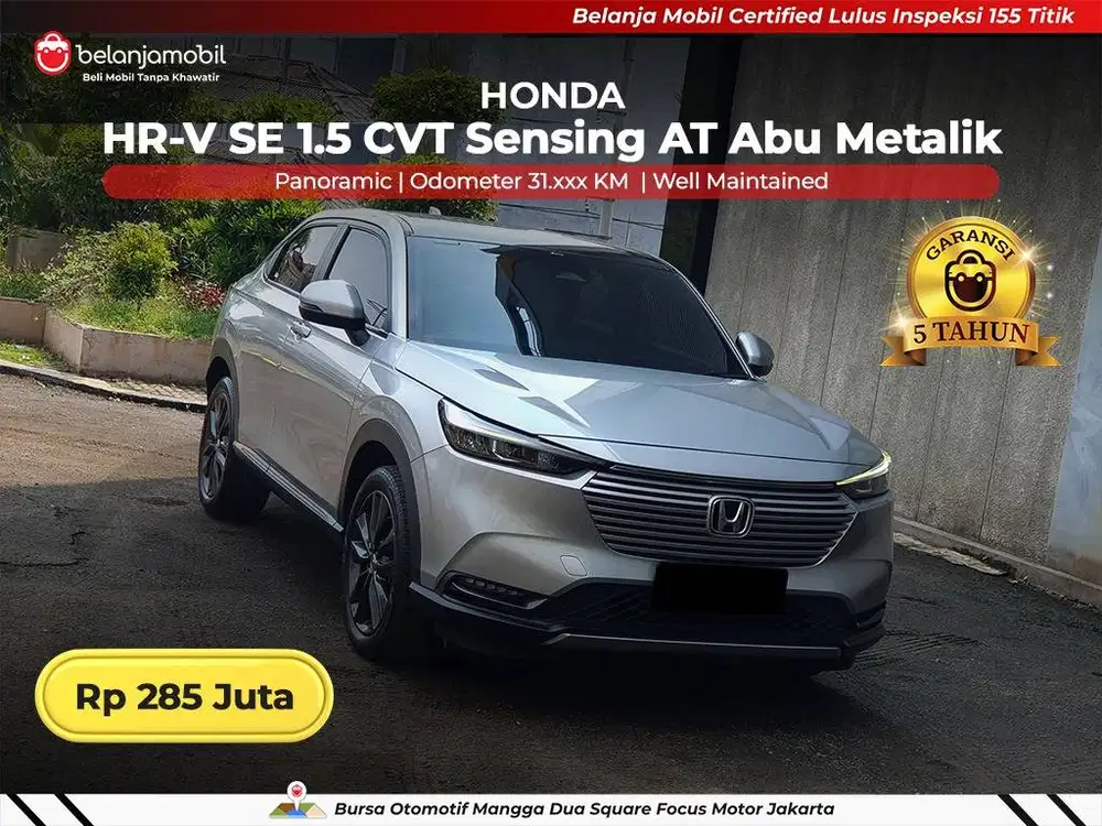 [ GARANSI 5TH ] Honda HRV HR-V HR V SE 1.5 Sensing Panoramic 2022 2023