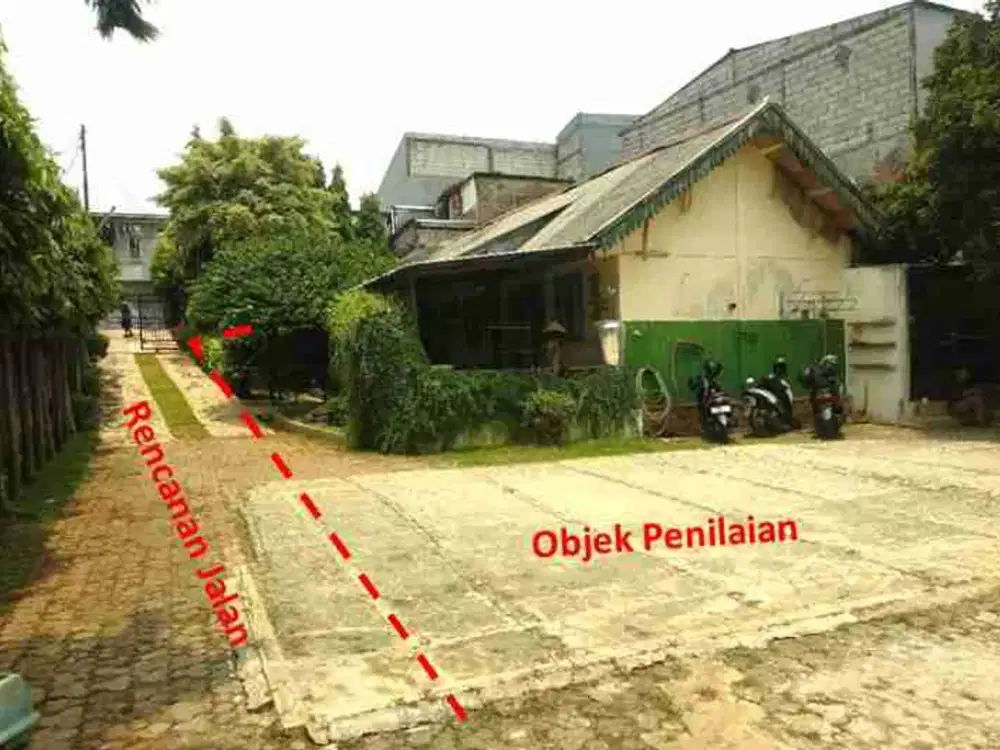 Dijual secara lelang 1 bidang tanah dengan total luas 731 m2 berikut bangunan di Kota Adm. Jakarta Selatan
