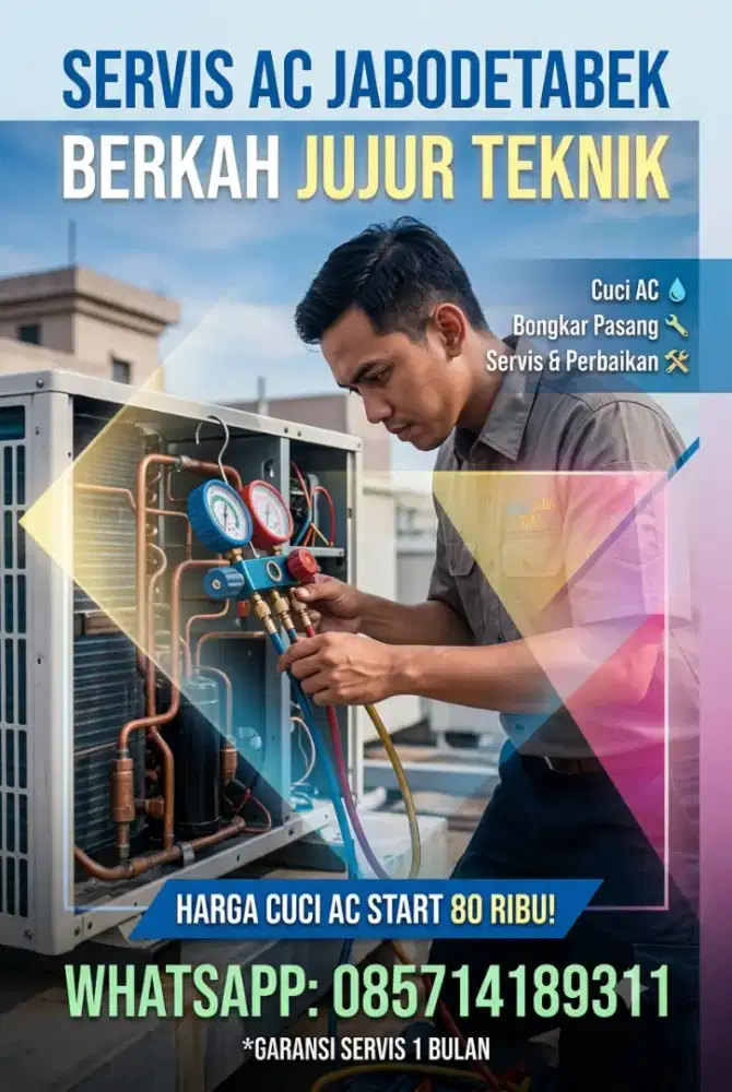 bongkar pasang/cuci/servis AC