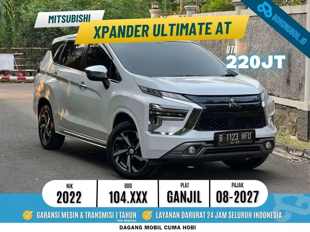 NEW XPANDER ULTIMATE 1.5 AT 2022 PUTIH ISTIMEWA TERMURAH PAJAK PANJANG
