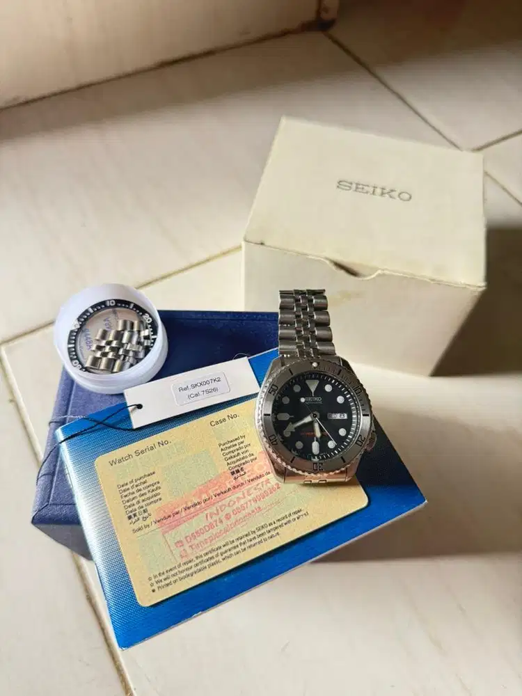 Jam Tangan Seiko Skx007 James Bond Original
