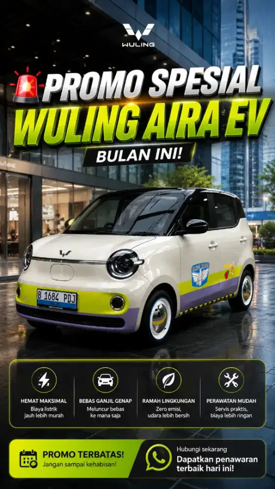 PROMO WULING AIRA EV DP 10 JUTAAN