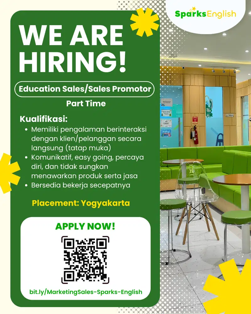LOWONGAN PEKERJAAN SALES PROMOTOR PART TIME