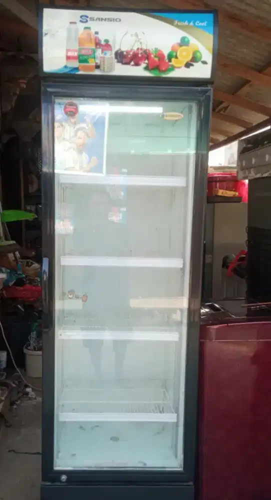 Showcase jumbo merek sansio 360ltr