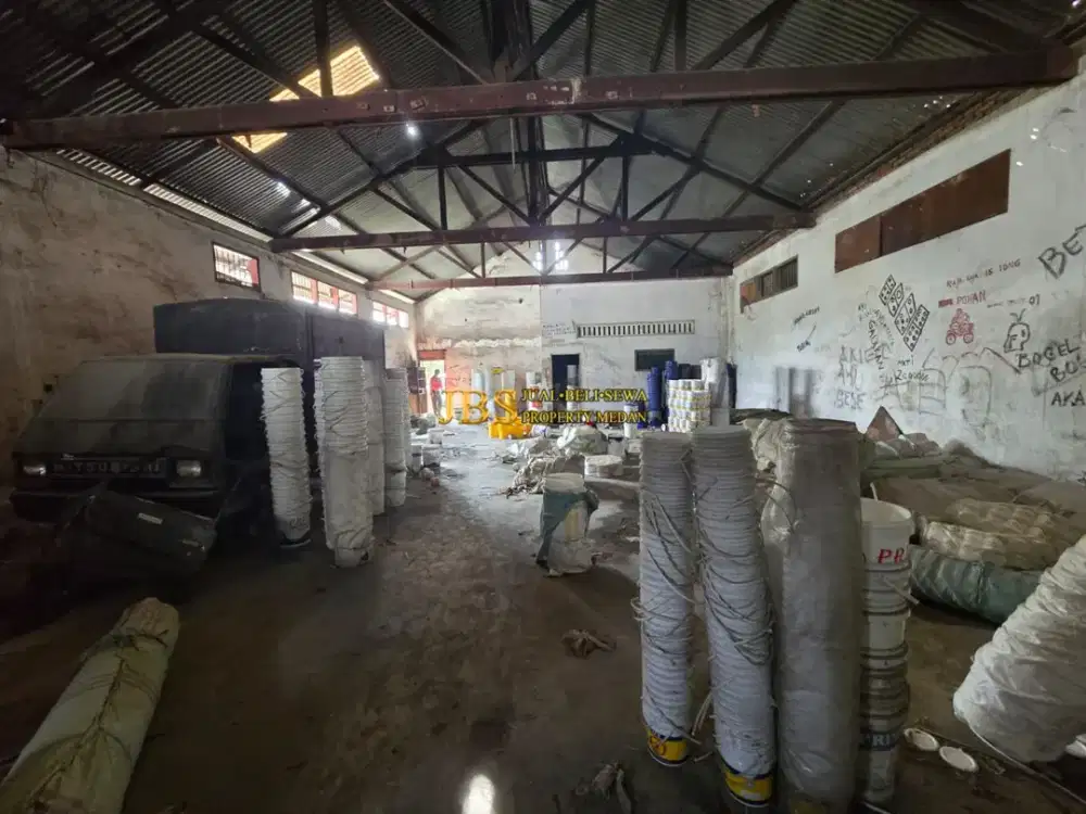 Disewakan Gudang Siap Pakai di Jalan Datuk/Jalan Pendawa - Medan Binjai KM. 12