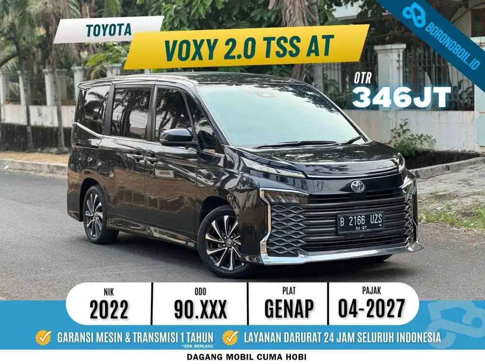 ALL NEW VOXY 2.0 TSS AT 2022 HITAM TERMURAH PAJAK PANJANG