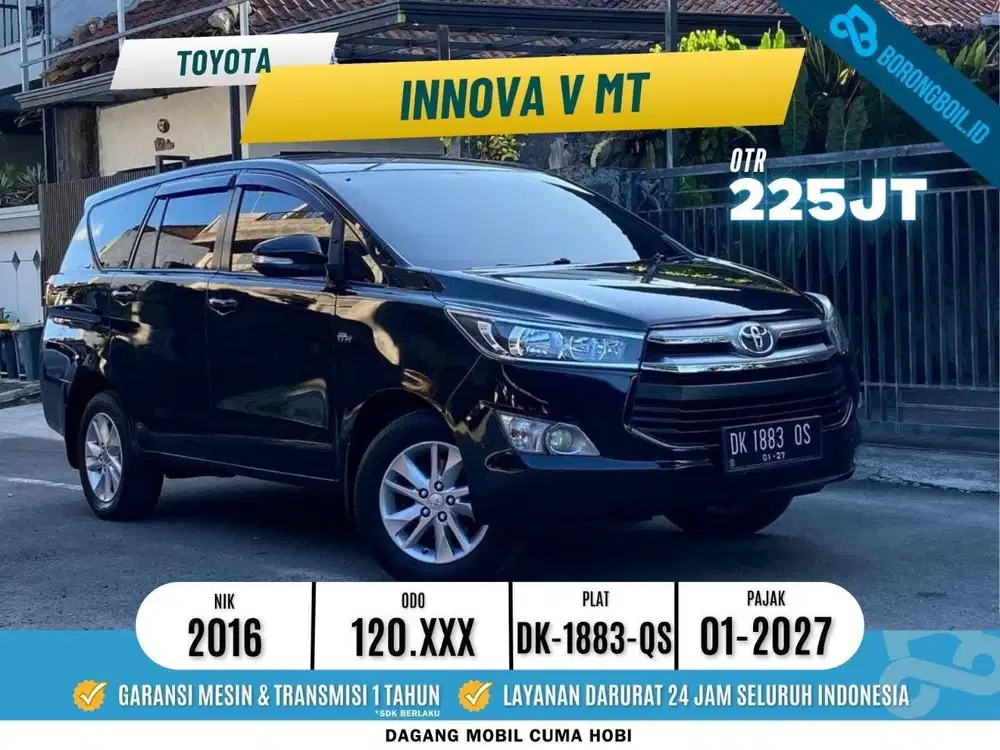 [SIAP PAKAI] TOYOTA INNOVA  2.0 V MT 2016 | Cortez | Destinator | Voxy