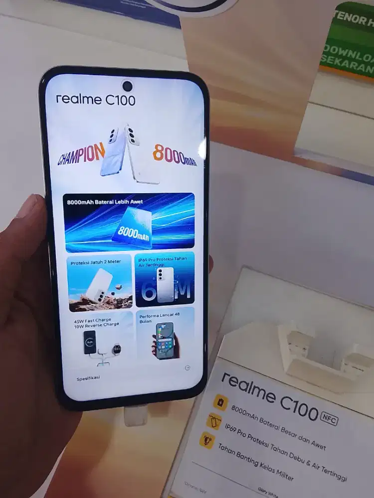 Kredit realme c100 nfc proses 1 menit