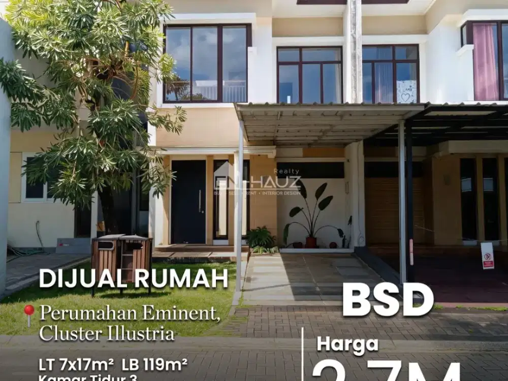 (JT) DIJUAL Perumahan Eminent, Cluster Illustria