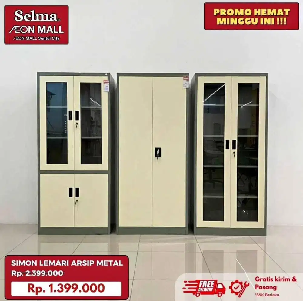 Lemari arsip besi