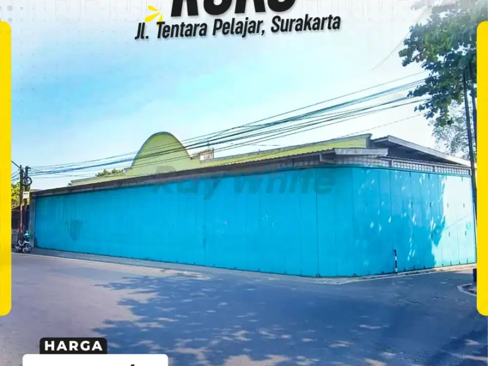 Ruko / Tempat Usaha HookJl. Tentara Pelajar Gilingan Banjarsari Surakarta (Dekat Terminal Tirtonadi, Masjid Raya Sheikh Zayed & Stasiun Solo Balapan)