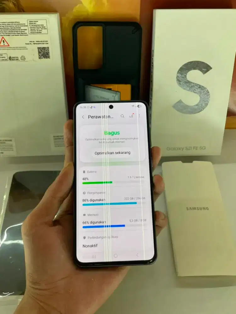 Samsung S21 FE 5G 8/256 fullset ori
