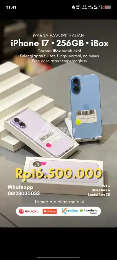 iphone 17 256gb