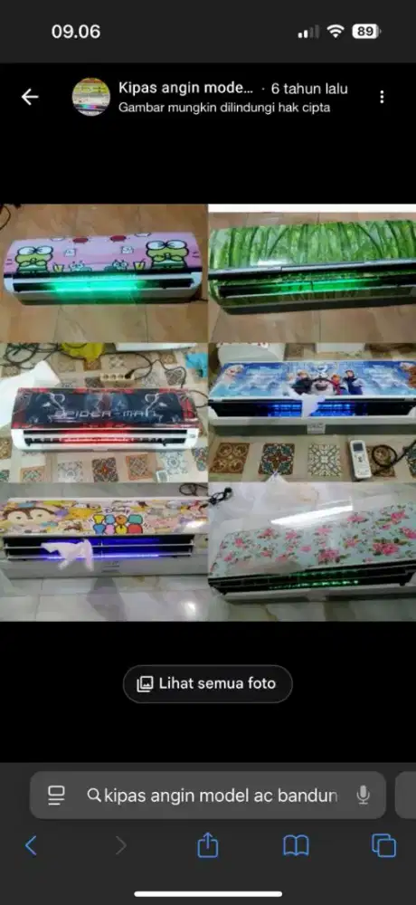 Kipas angin model ac kerennn