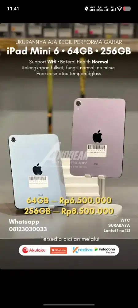 ipad mini 6 wifi only