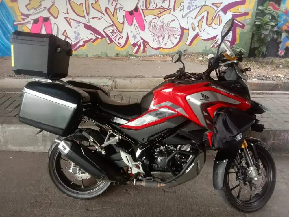 Honda CB150X 2022 Merah Full Box Touring Kondisi Istimewa