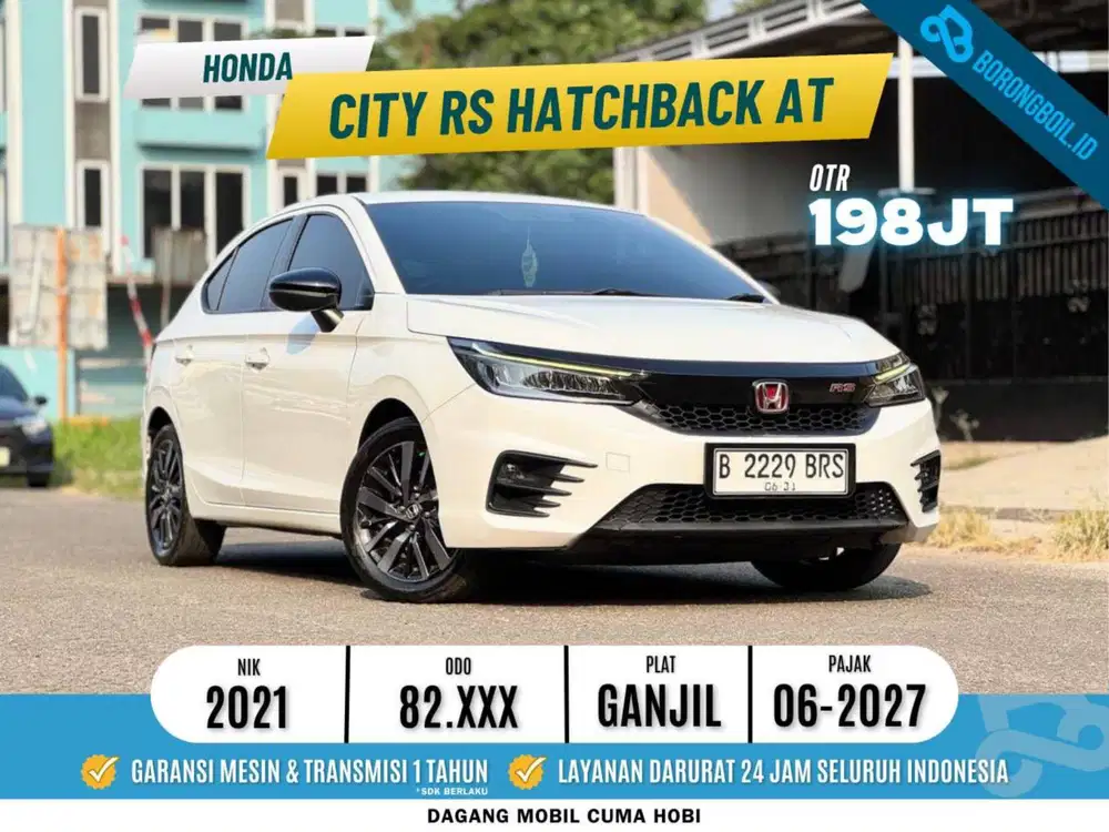 Honda City RS HB AT Putih 2021/2022 hrv cx3