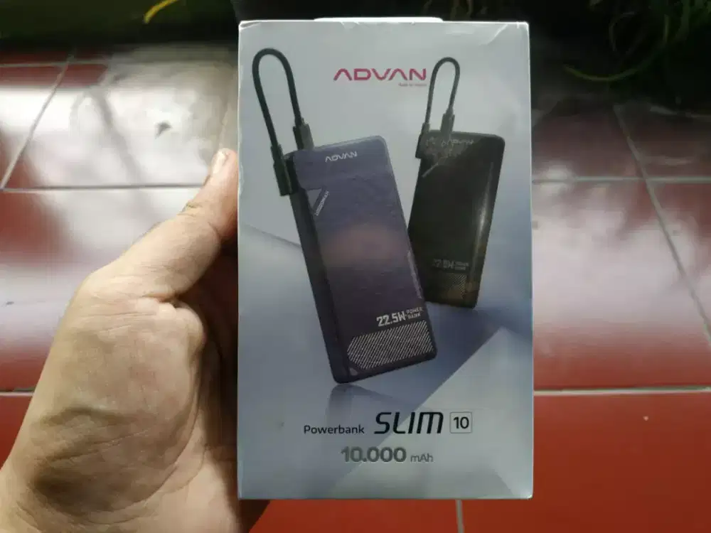 Advan Powerbank Slim 10 Fast Charging 22,5 Watt