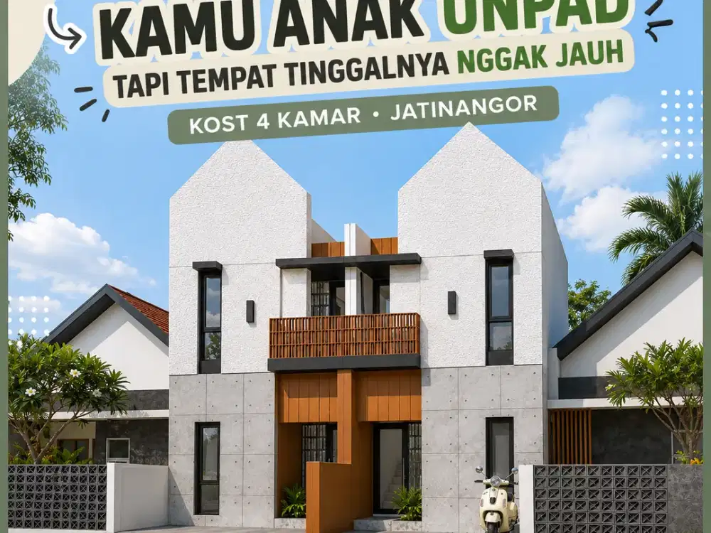 Kost 4 Kamar Dekat Unpad — 780 Juta!