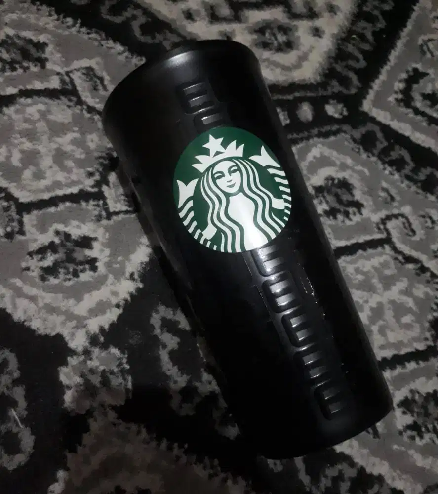 Tumbler Starbcuks New Era With Lid 16oz Stainless Steel Black Matte