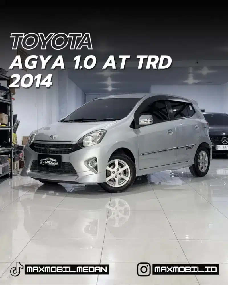 [ODO 79RB‼️] TOYOTA AGYA 1.0 G TRD AT 2014 pemakaiam 2015