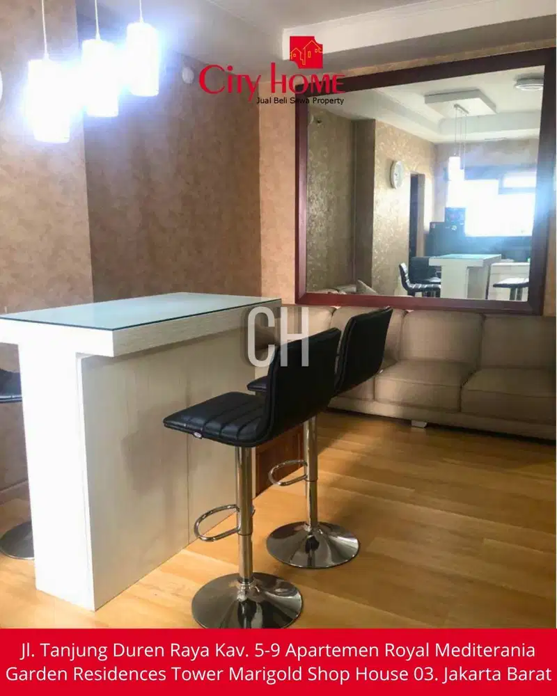 Jual Apartemen 2+1 BR Furnished di Mediterania Garden Residence 2