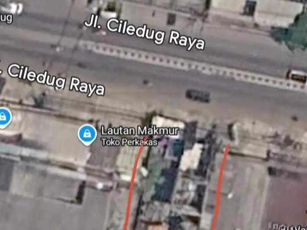 Dijual Tanah Kavling Luas 350 Meter di Ciledug Tangerang (Ada Bangunan) Lokasi Strategis