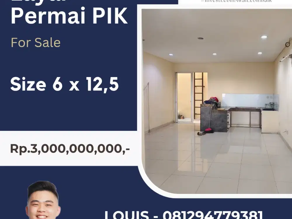 JUAL RUMAH LAYAR PERMAI 6 X 12,5 TRRMURAH SURAT SHM