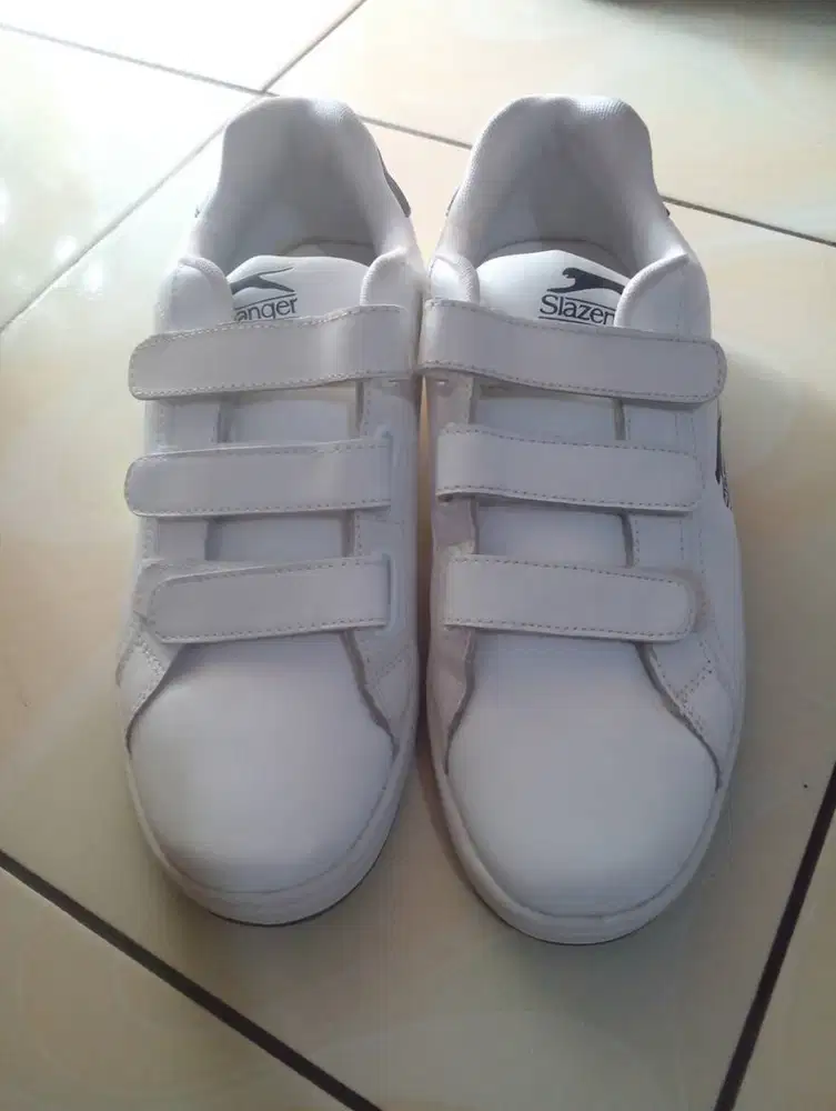 Sepatu Slazenger Origin White Black 95% Good Condision