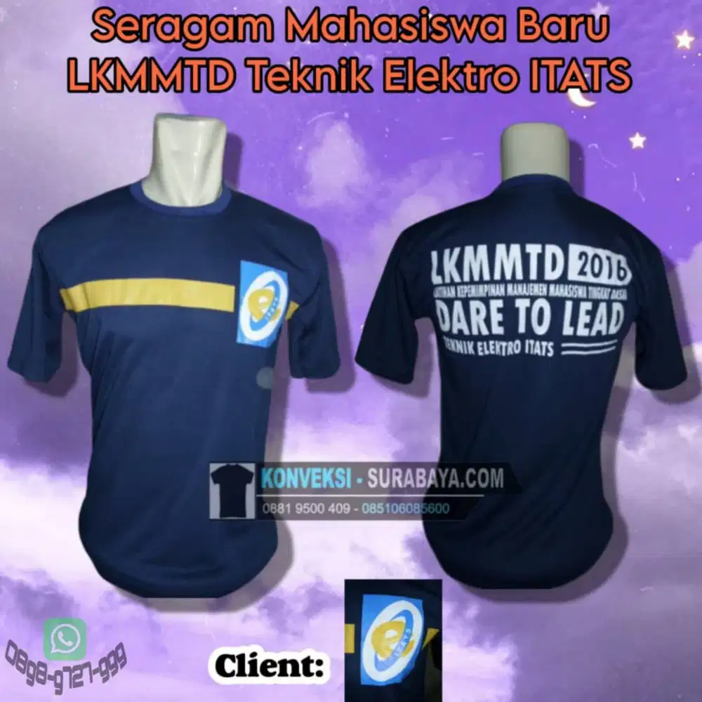 Vendor Produksi Kaos Kegiatan Kampus SBY - Solusi Tepat Baju Kampus