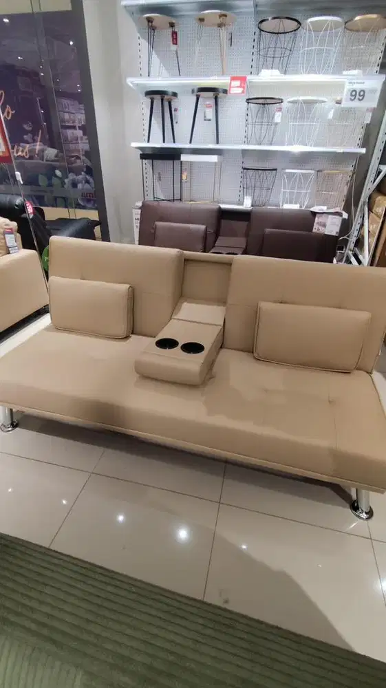 JUAL MURAH SOFABED KULIT