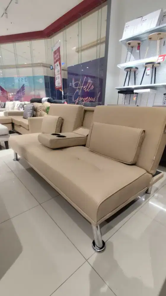 SOFABED BAHAN KULIT MURAH