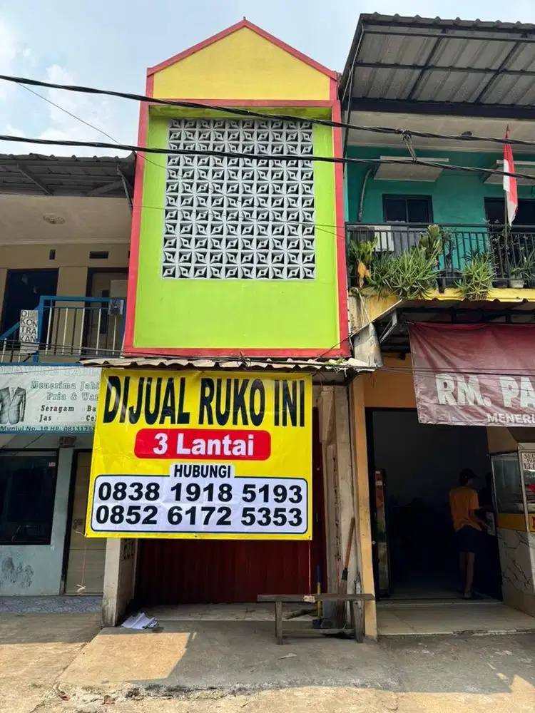 DIJUAL RUKO 3 LANTAI