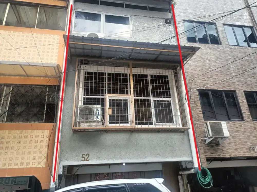 Dijual Lelang Ruko Komplek Ruko 89 Jalan Bandengan Utara Terusan Bandengan Kelurahan Pejagalan, Kecamatan Penjaringan, Jakarta Utara