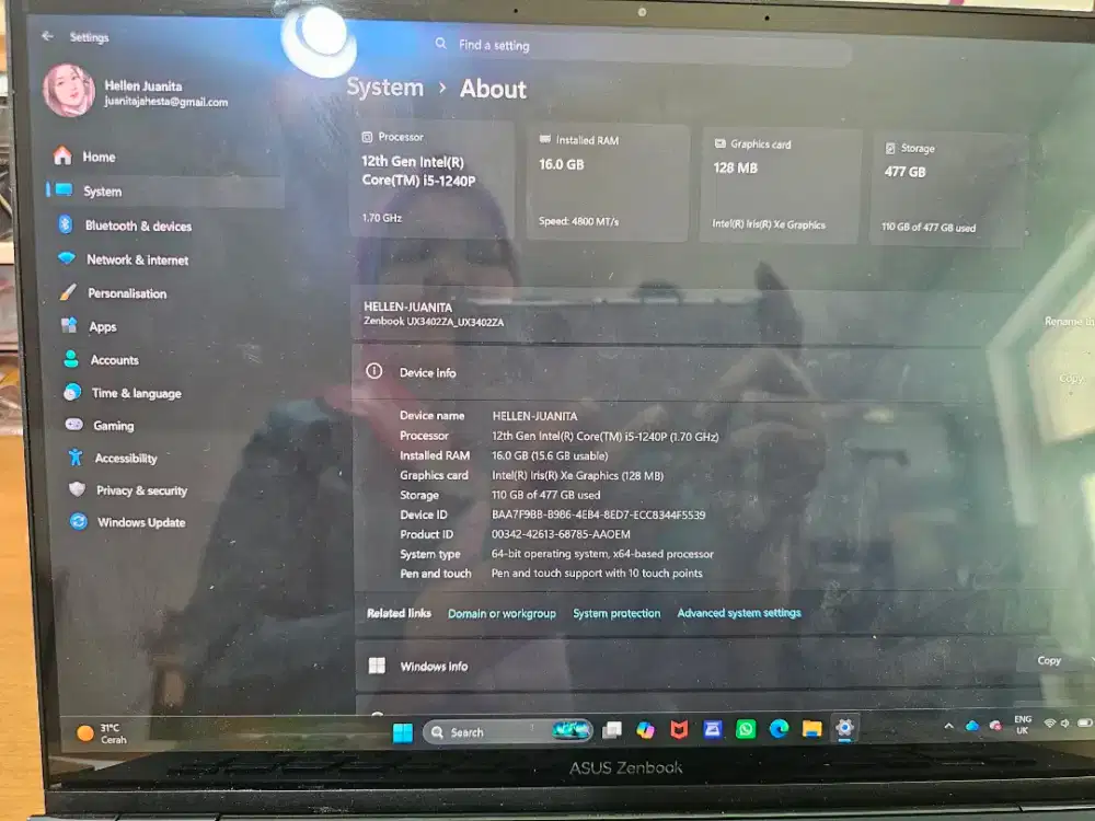 Asus Zenbook UX3402ZZA