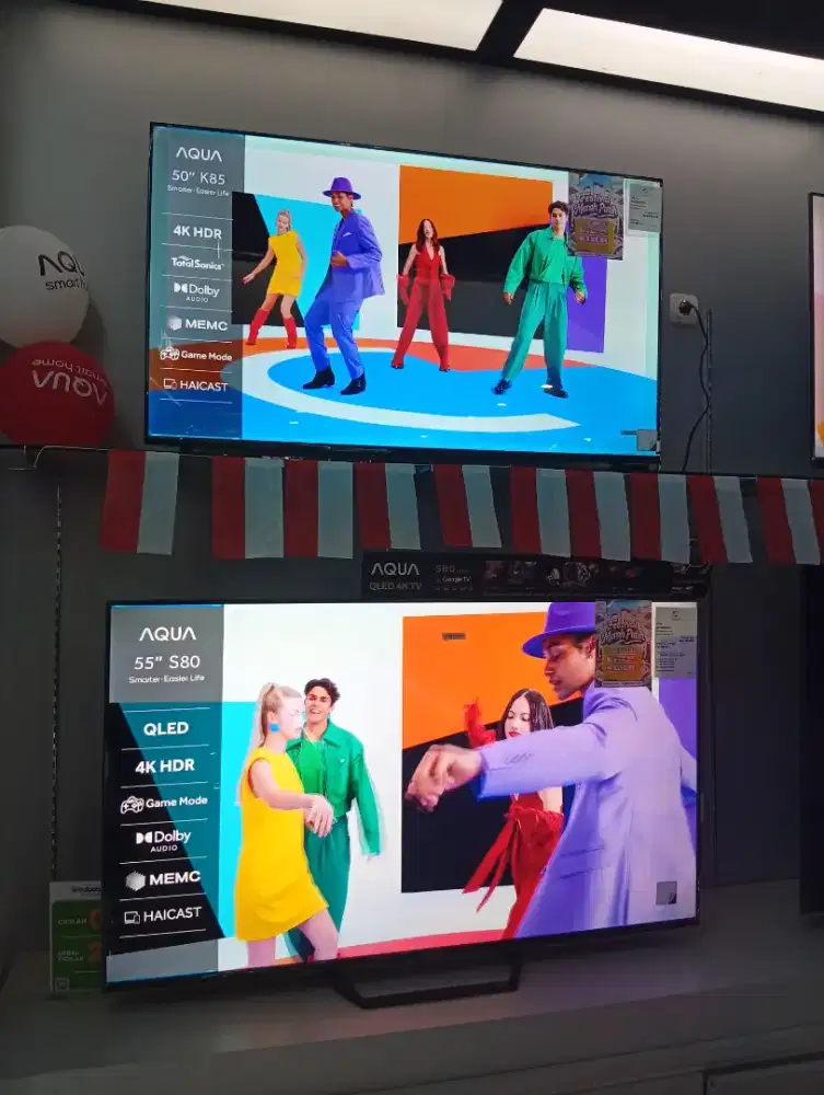 PUSAT PROMO TV AQUA QLED TERBARU TERMURAH 4 JUTAAN BERGARANSI RESMI