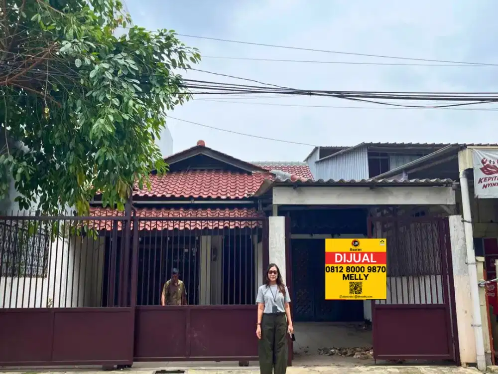 Disewakan Rumah Pinggir Jalan Raya Lingkar Duren Sawit Jakarta Timur