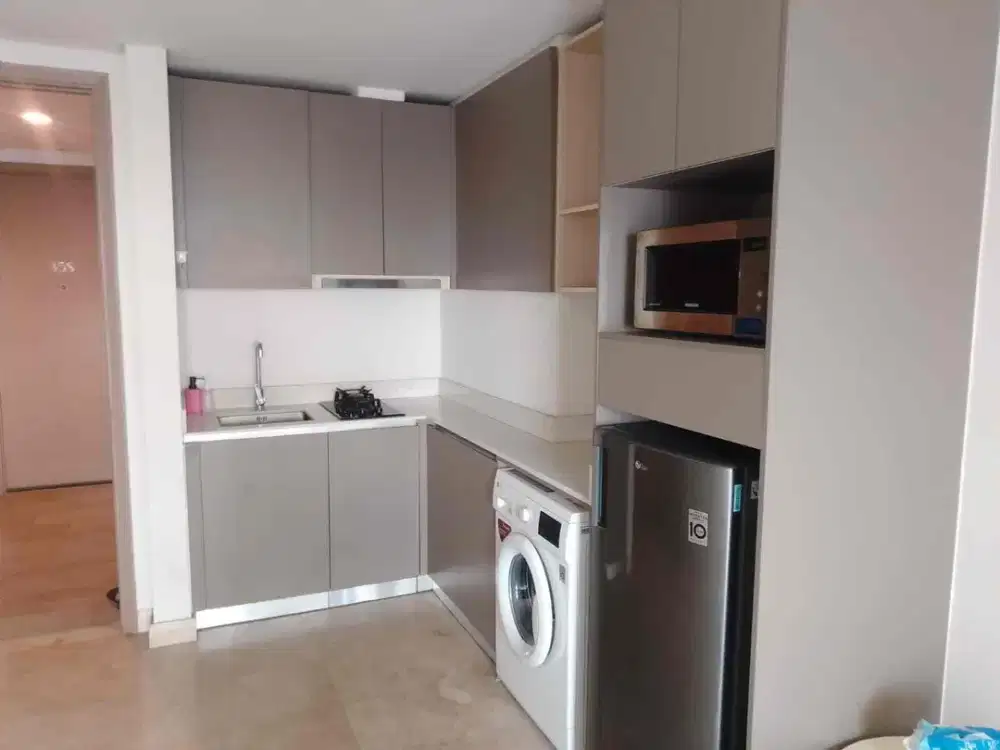 Disewakan 1BR furnished Apartemen Gold Coast seaview